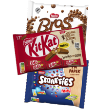 KitKat, Smarties of Bros mini's